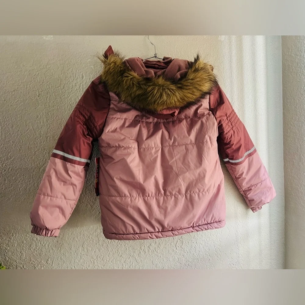 Pink platinum kids jacket new size 14/16